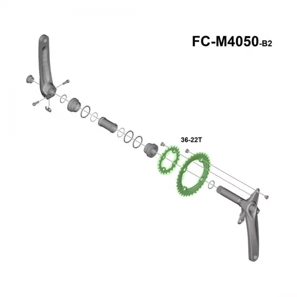 Vezi acum FOAIE ANGRENAJ SHIMANO ALIVIO FC-M4050-B2 36T
