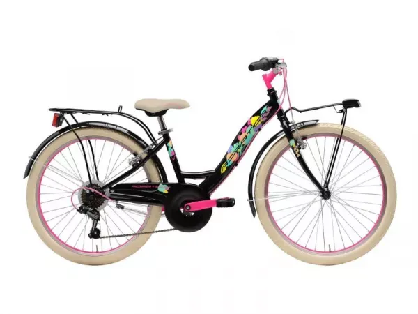 BICICLETA ADRIATICA CTB 24 DONNA 2021 6V NEAGRA Lichidare de stoc