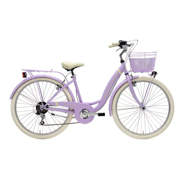 BICICLETA ADRIATICA PANDA 26 LADY 6V LILA 420 mm Reducere extra