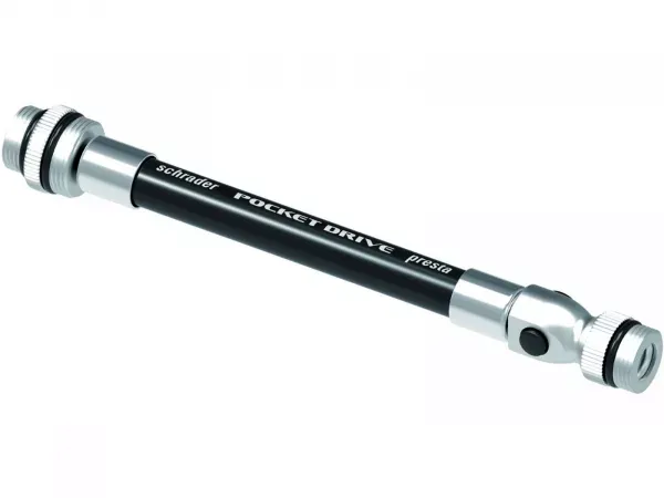 FURTUN POMPA LEZYNE ABS FLEX HOSE PRESTA/ SHRADER NEGRU/ARGINTIU Promoție