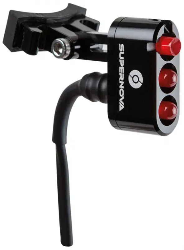 Ofertă specială STOP SUPERNOVA E3 TAIL LIGHT 2 REAR LIGHT FOR SEATPOST MOUNT 6V STVZO BLACK