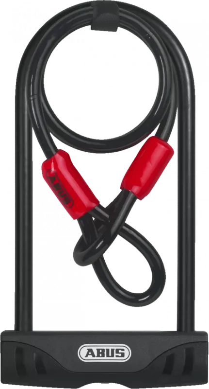 Plată securizată ANTIFURT BICICLETA 32/150HB230+USH+COBRA 10/120 ABUS NEGRU NEGRU