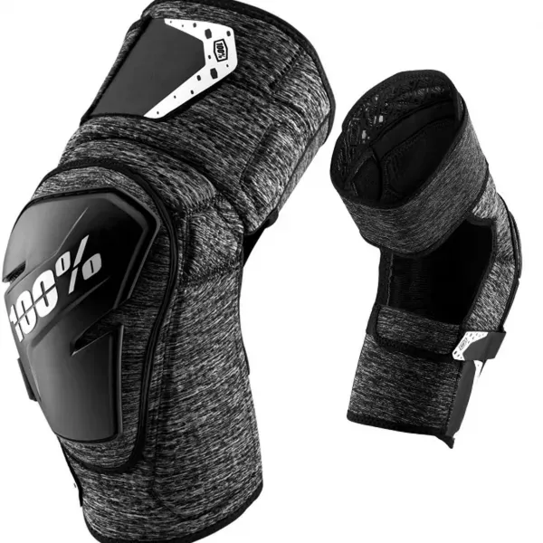 Cel mai bun preț GENUNCHIERE 100% FORTIS KNEE GUARD GREY HEATHER/BLACK M