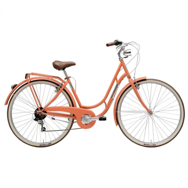 Bicicleta Adriatica Danish Lady 6v 28 Portocalie 48 cm Preferatul clienților