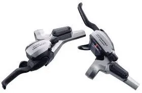 Ofertă specială MANETE SCHIMBATOR/FRANA SHIMANO DEORE LX ST-M585, 9X3 VIT., CABLURI 2050MM/1800MM, CAMASA NEAGRA SP41 ETANSA 600MM/600MM/300MM, FURTUN SM-BH59 1300MM/1700MM, ULEI 50CC X 2, AMBALAT IND.