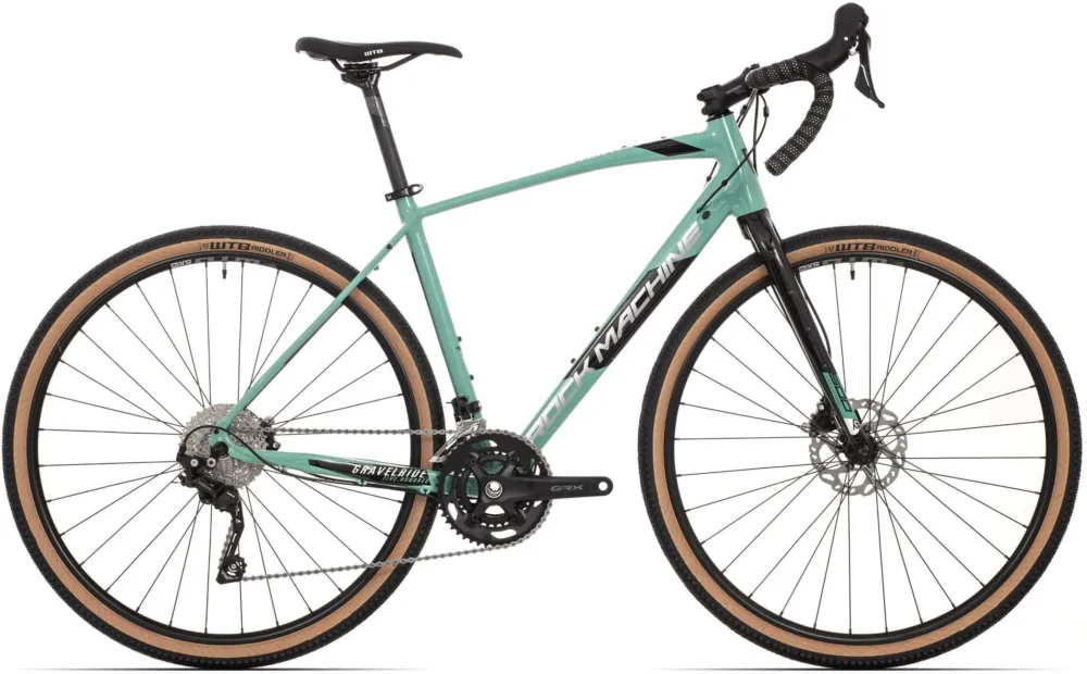Bicicleta Rock Machine Gravelride 500 28 Gloss Mint/Silver/Black 52cm Mai ieftin