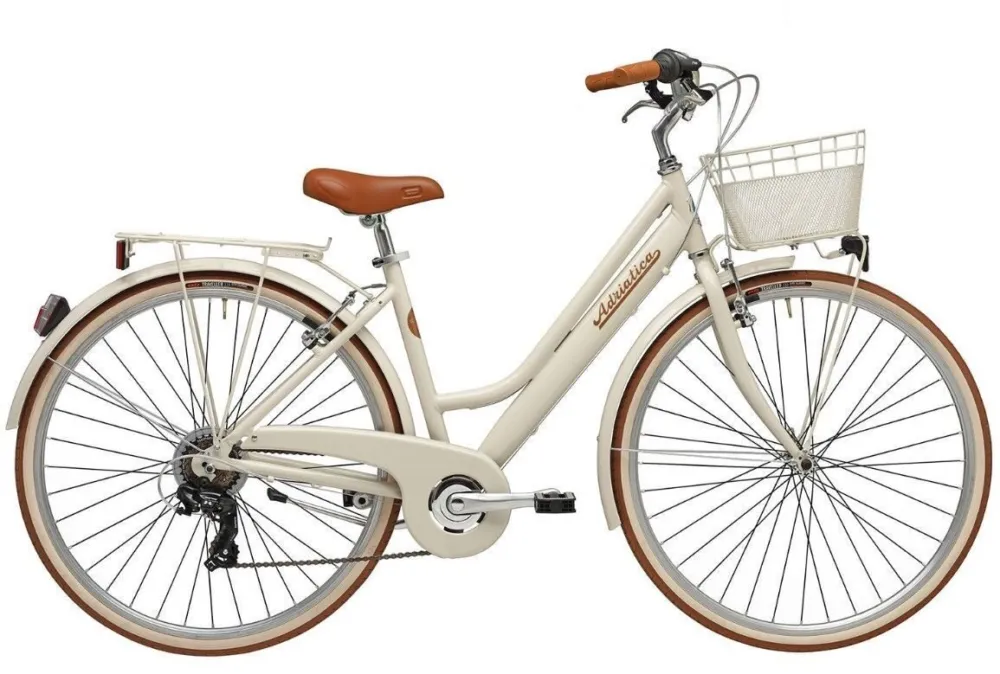 Bicicleta Adriatica Retro Lady 28 crem 45 cm Popular