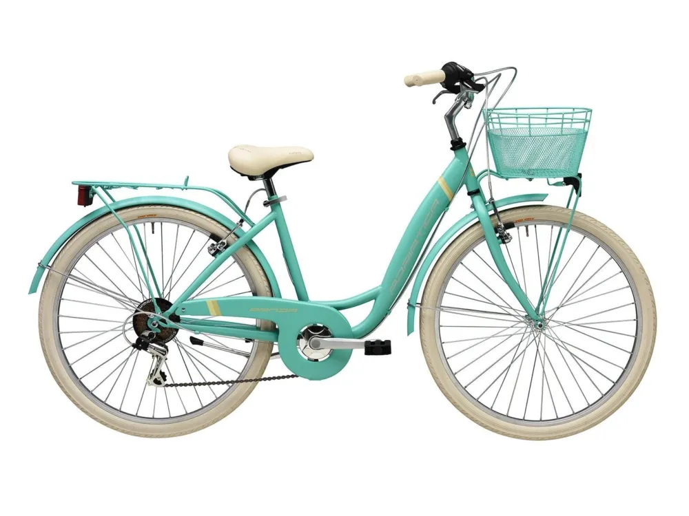 Bicicleta Adriatica Panda 26 Lady 6V Verde Mat 42 cm Ofertă exclusivă