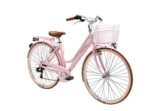 Calitate înaltă Bicicleta Adriatica Retro Lady 28 Mov 450mm