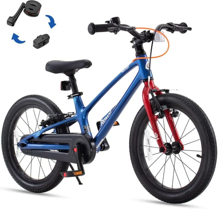 Bicicleta Copii 18 inch Royal Baby EZ Space Shark – Blue Ofertă limitată