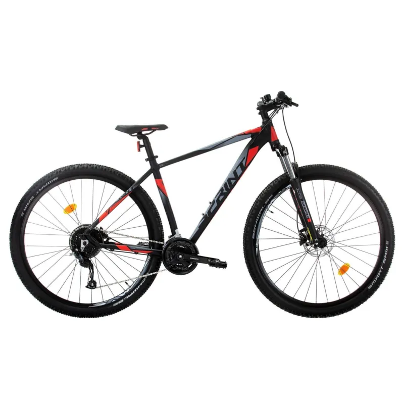 Bestseller Bicicleta MTB Sprint Maverick Pro 27.5 Negru Mat/Rosu 400mm