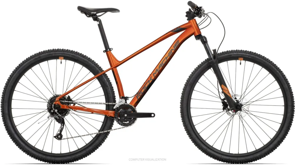 Transport gratuit Bicicleta Rock Machine Torrent 20-29 29 Gloss Metallic Orange/Black 19.0 – (L)