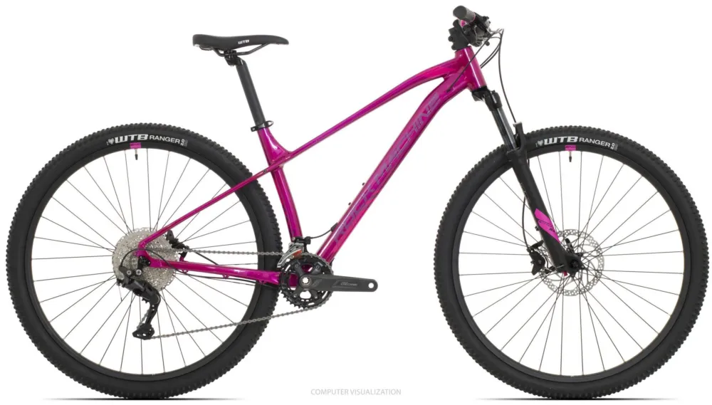 Transport gratuit Bicicleta Rock Machine Catherine 40-29 29 Gloss Pink/Crimson/Pink 15.0 – (S)