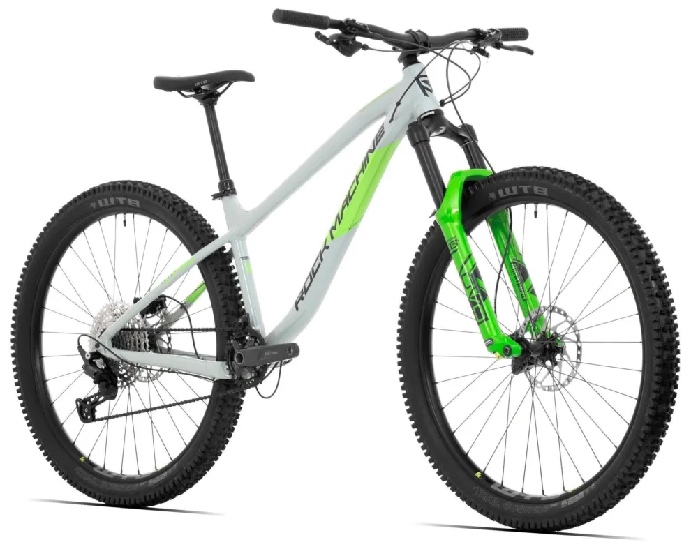 Retur gratuit Bicicleta Rock Machine Blizz TRL 70-29 29 Gloss Grey/Black/Green 13.5 – (M)