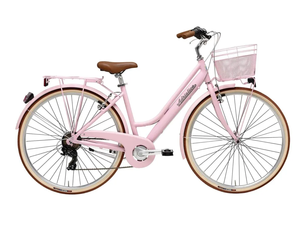 Premium Bicicleta Adriatica Retro Lady 28 Roz 450mm