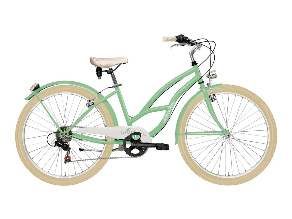 Bicicleta Adriatica Cruiser Lady 26 6V Verde 45 cm Reducere