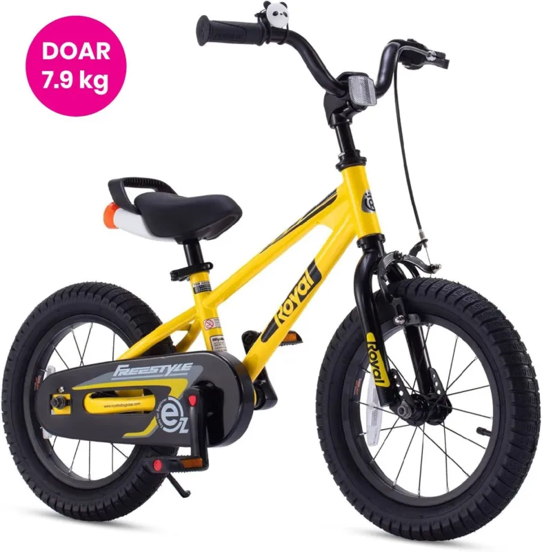 Livrare gratuită Bicicleta Royal Baby EZ Freestyle 14 Yellow