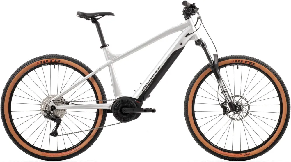 Bicicleta Electrica Rock Machine Torrent INT e70-29 B 29 Gloss Silver/Black/Silver 19.0 – (L) Noutate