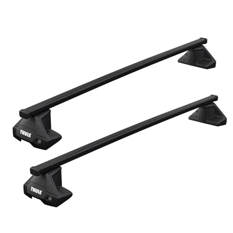 Bare Auto Transversale Thule SquareBar Evo Otel pentru TOYOTA Aygo, 5 usi Hatchback cu plafon normal (2014 – 2021) Retur ușor