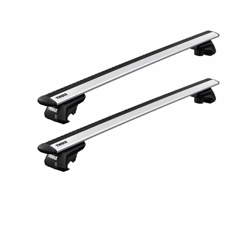 Bare auto transversale Thule Evo WingBar raised rail pentru VOLVO XC90, 5 usi SUV cu bare longitudinale ridicate (2015 – prezent) Preț promoțional