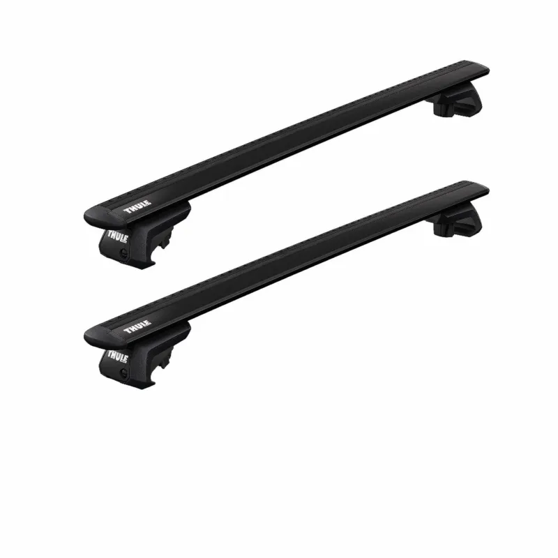 Bare auto transversale Thule Evo WingBar Black raised rail pentru VOLKSWAGEN Amarok, 4 usi Pickup cu bare longitudinale ridicate (2023 – prezent) Super ofertă