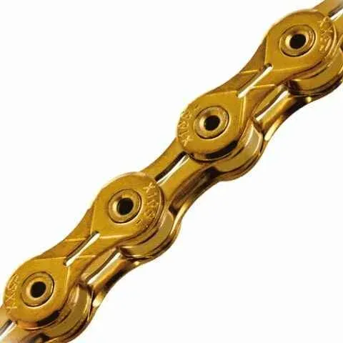 Lant KMC X10 SL 1/2×1/128 10 viteze 112L gold Lichidare de stoc