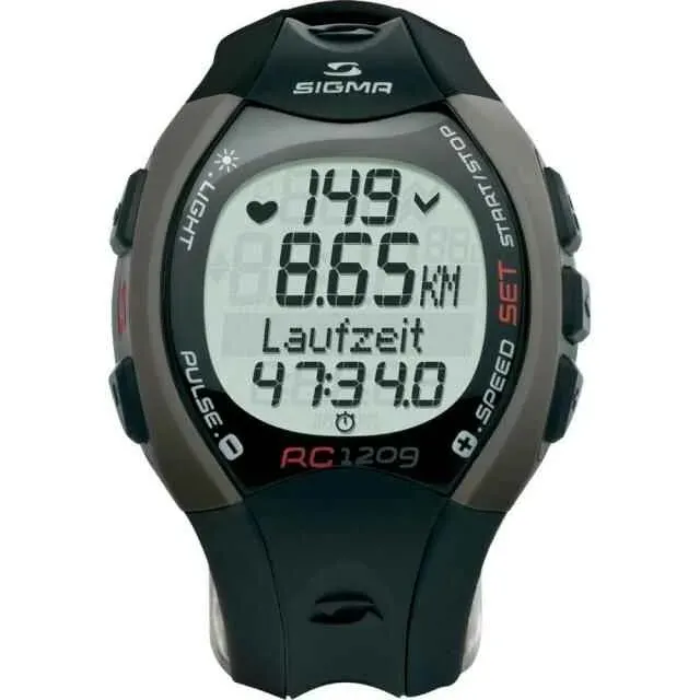 Ceas cu pulsometru Sigma RC 12.09 negru Vezi acum