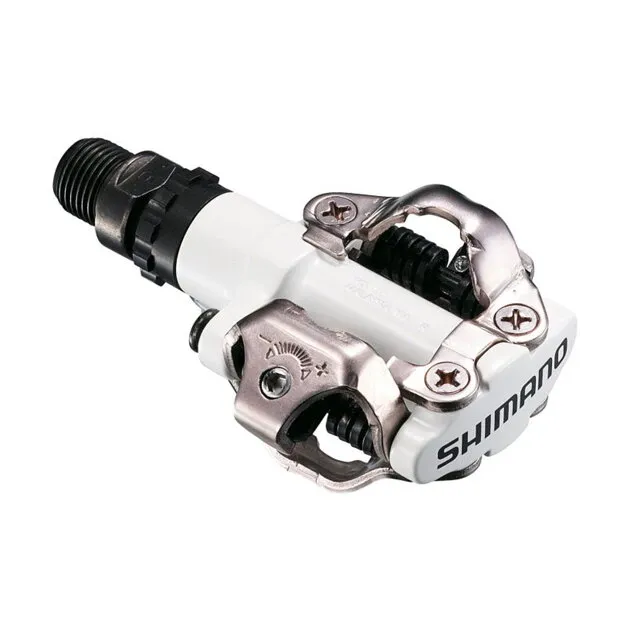 SHIMANO PD-M520 SM-SH51 Pedale MTB SPD albe+cleme Preferatul clienților