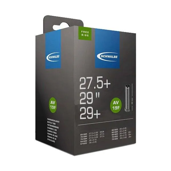 SCHWALBE Cameră AV19F 29x2.10/3.00 40mm (54/75-622) 215g Freeride Transport gratuit