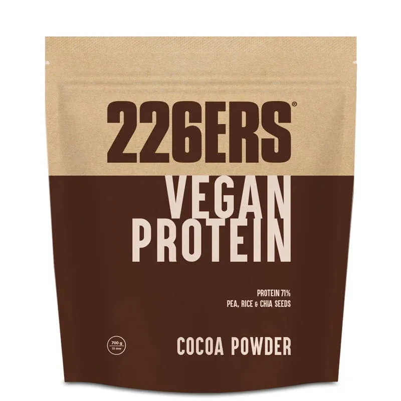 Plat? securizat? 226ers - plic pudra proteica - Vegan Protein 700 - ciocolata - 700gr