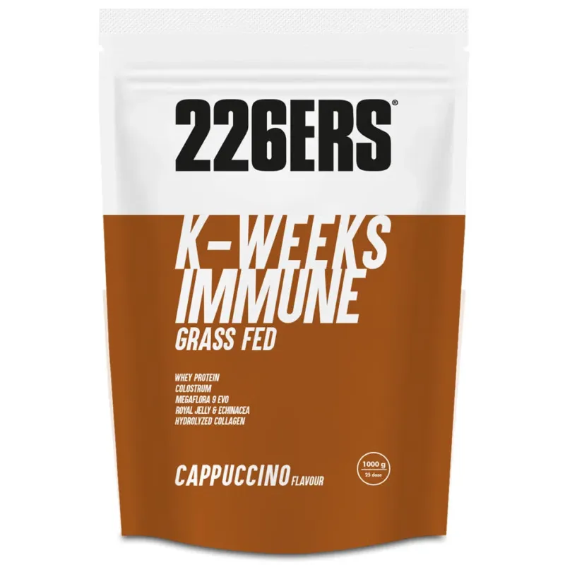 Calitate ?nalt? 226ers - plic pudra proteica - K-WEEKS Immune - cappuccino - 1kg