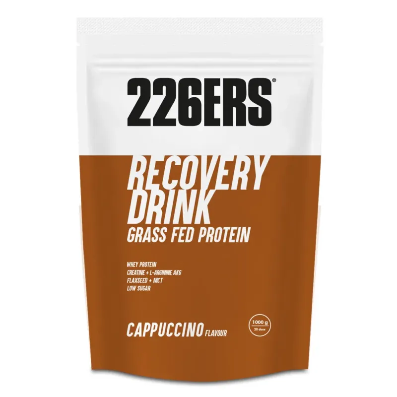 226ers - plic pudra recuperare cu proteine - recovery drink - cappuccino - 1kg Retur u?or