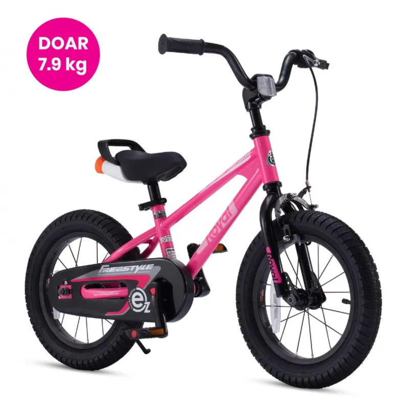 Plată securizată Bicicleta Royal Baby EZ Freestyle 14 Pink Roz