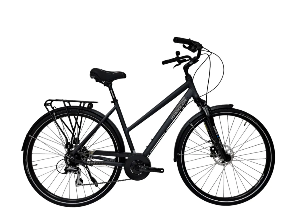 Bicicleta Trekking Kreidler LD - 28 Inch, M, Negru Preț redus