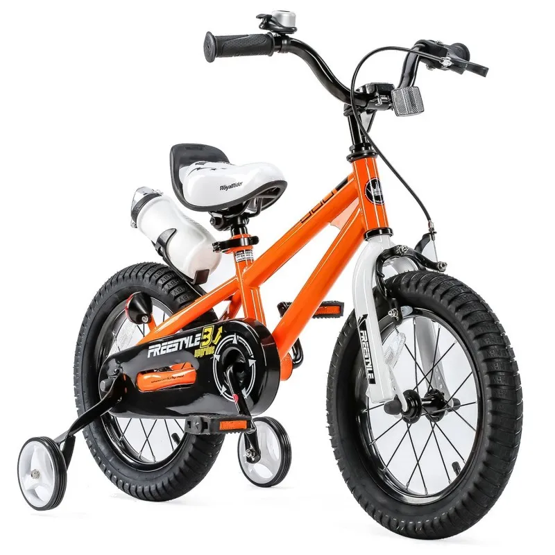 Bicicleta RoyalBaby Freestyle 16 Orange Portocaliu Reducere specială