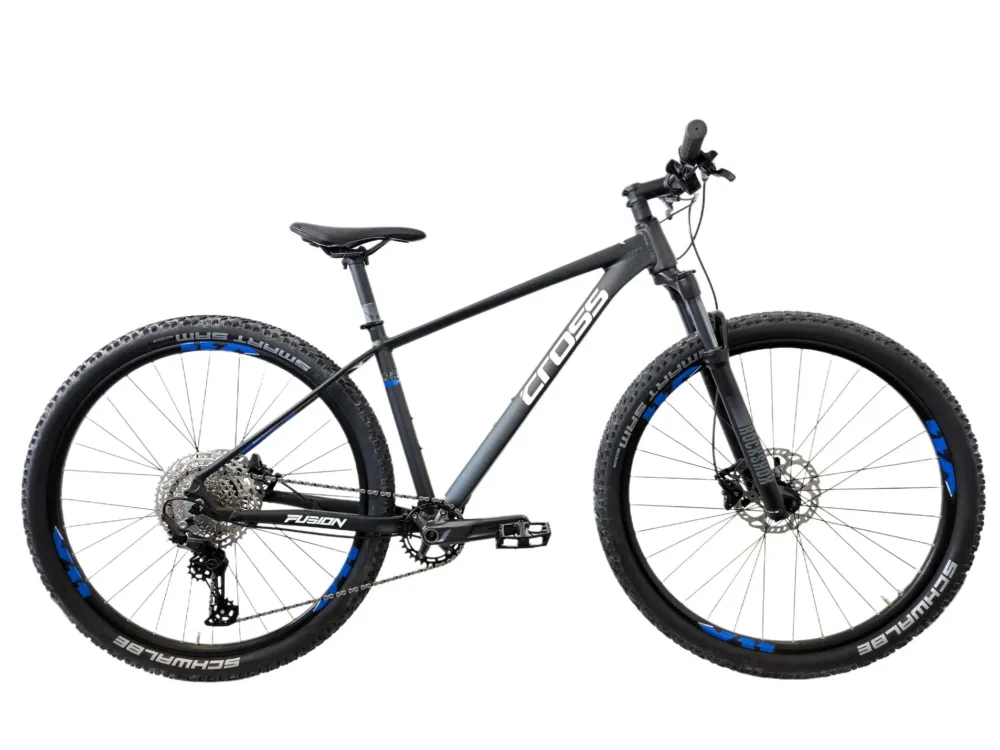 Reducere specială Bicicleta Mtb CROSS Fusion Pro 29 - Black 430mm