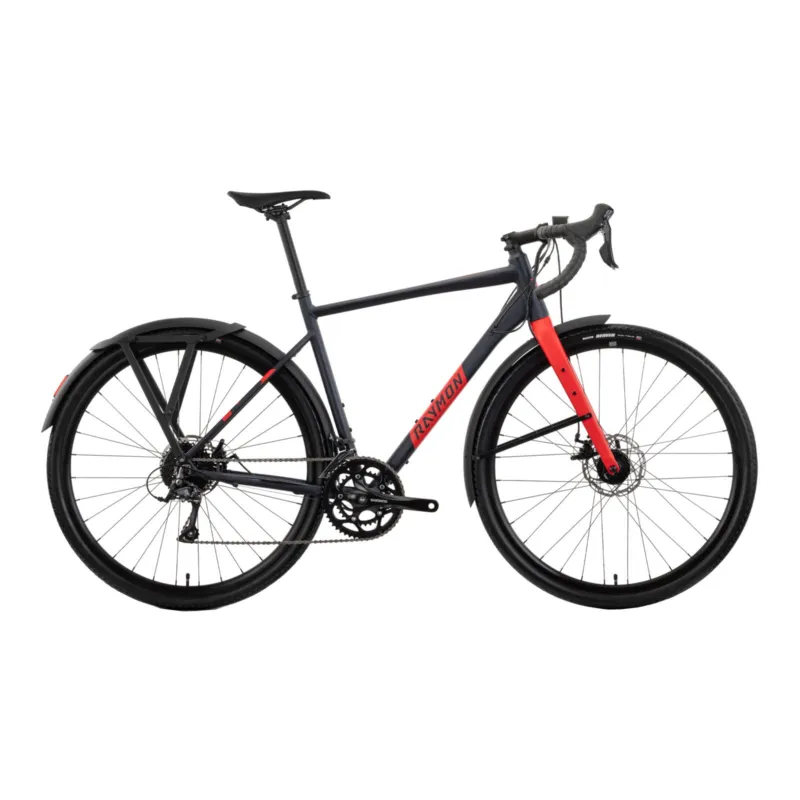 Bicicleta Sosea - Ciclocross Raymon Territ Street 2025 - 28 Inch, L, Albastru Preț promoțional