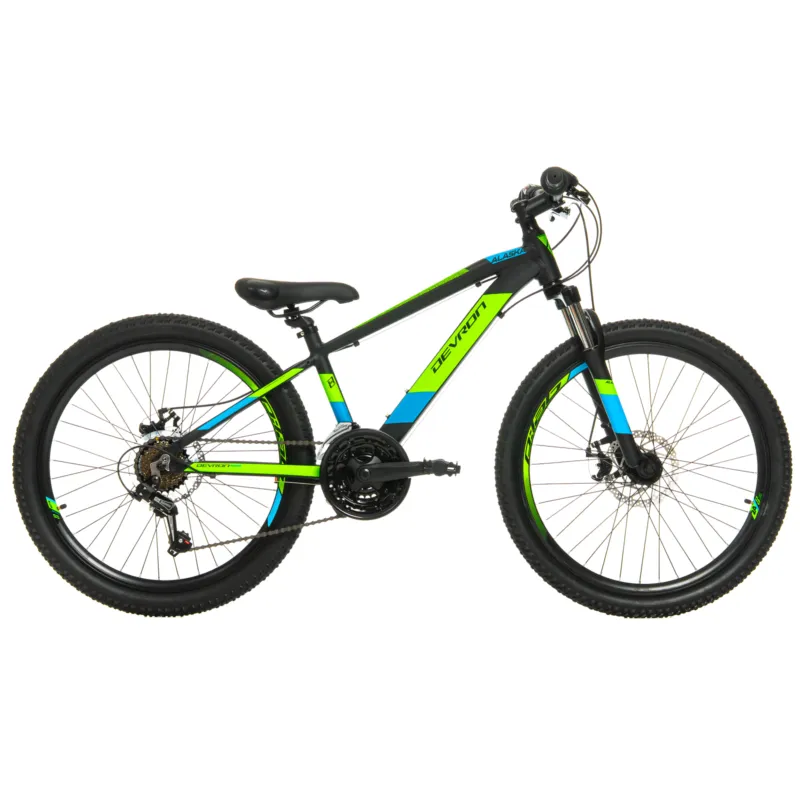 Lichidare de stoc Bicicleta Copii Devron Alaska - 24 Inch, Negru-Verde