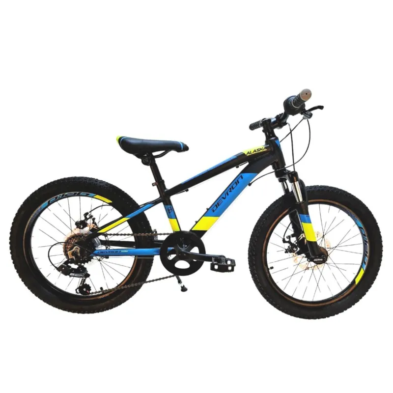 Promoție Bicicleta Copii Devron Alaska - 20 Inch, Negru-Albastru