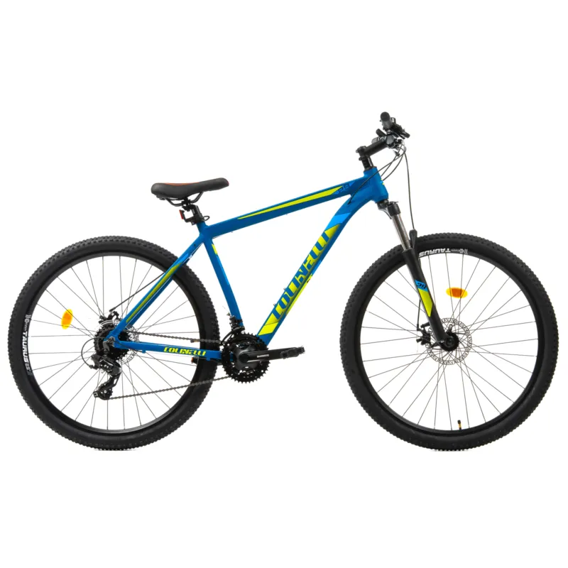 Bicicleta MTB Colinelli COL25, Marimea M, 29 inch, Albastru, Schimbator Shimano ST-EF500 EZ-FIRE PLUS, 24 Viteze, Cadru Aluminiu, Frane pe Disc Discount