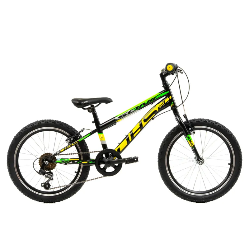 Bicicleta Copii DHS Sonic - 20 Inch, Negru Ofertă limitată