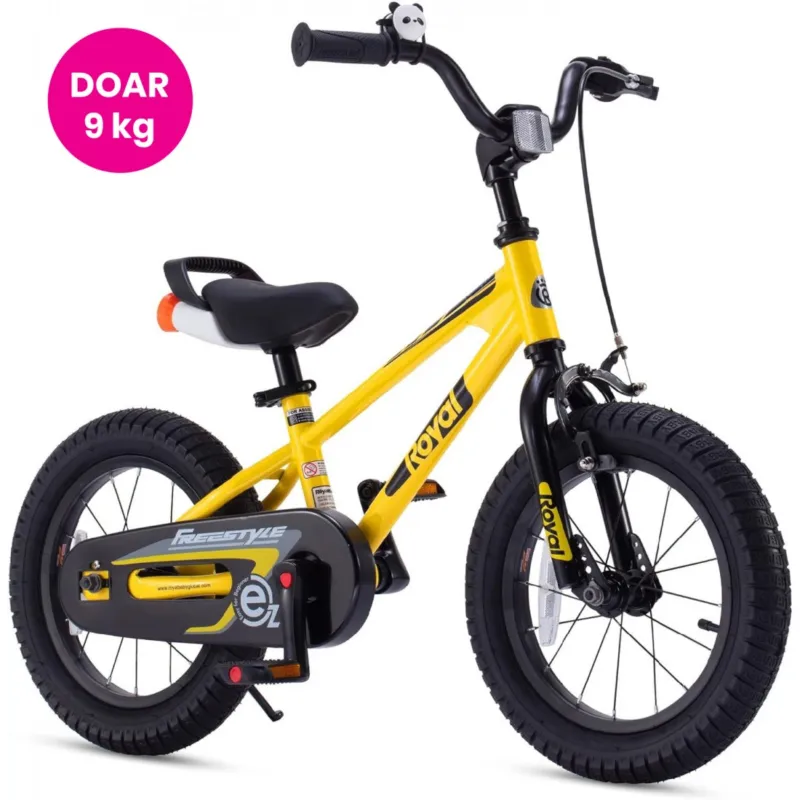 Bicicleta Copii Royal Baby EZ Freestyle - 16 Inch, Galben Ultima șansă