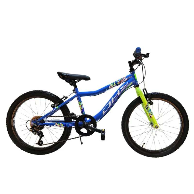 Bicicleta Copii DHS Plasma - 20 Inch, Albastru Popular