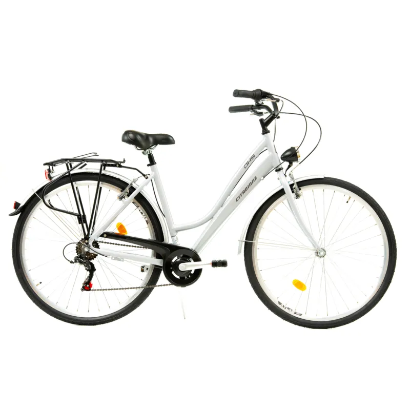 Reduceri Bicicleta Oras Dhs City 28001 - 28 Inch, L, Argintiu