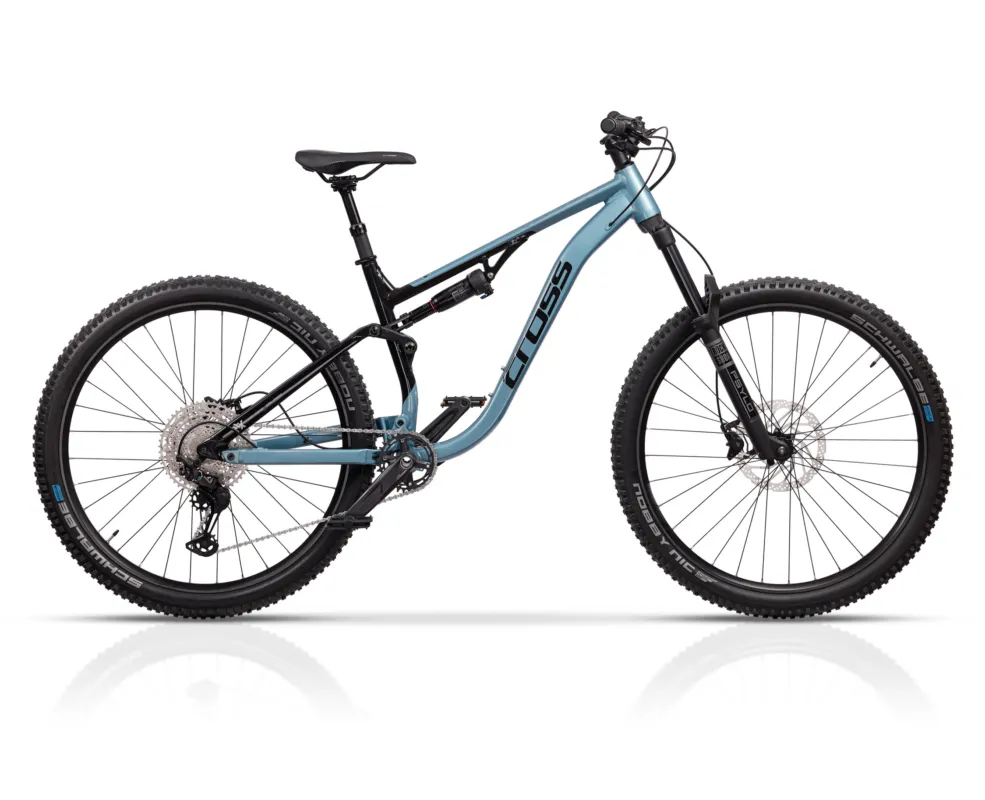 Bestseller Bicicleta Full Suspension CROSS RTX FS 29 - Sonic Blue 420mm