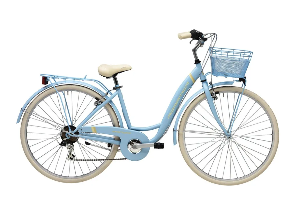 Bicicleta Adriatica Panda 28 Lady 6V Albastru Mat 42 cm Chilipir
