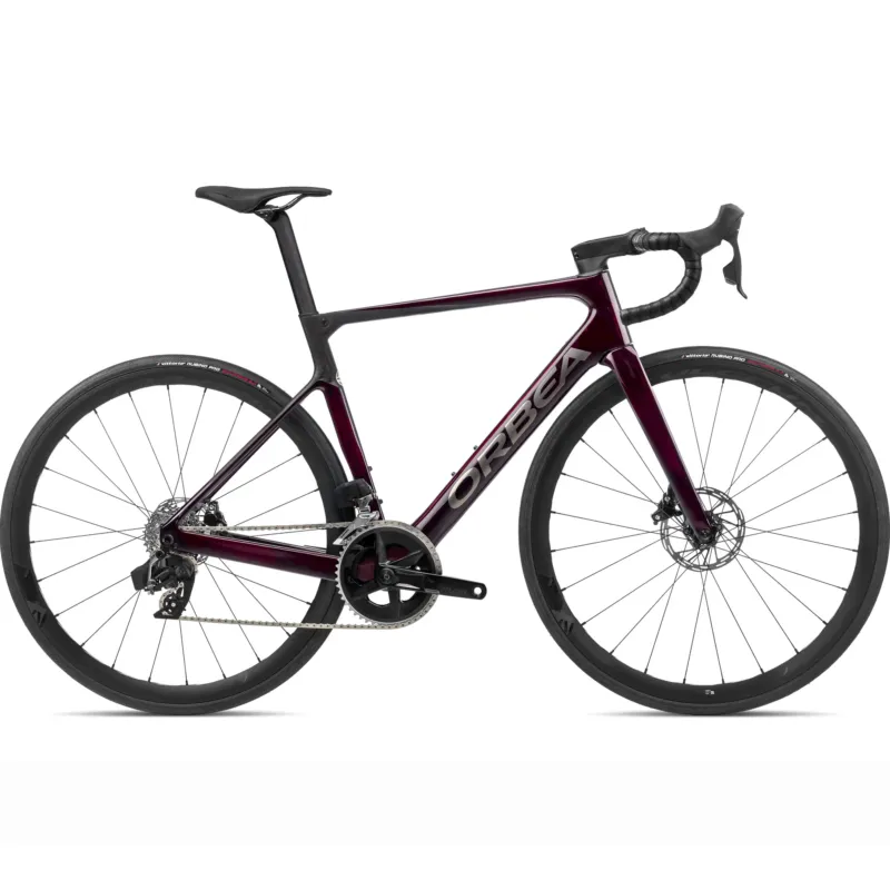 Orbea ORCA M31eLTD Red Wine - Carbon Raw - bicicletă șosea racing Promoție