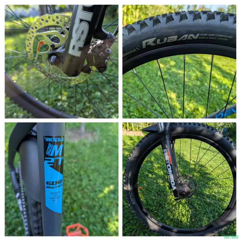 Vand Bicicleta Mtb Devron Riddle 2023 RM3.7 - 27.5 Inch, M, Gri Lichidare de stoc
