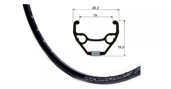 Janta Ryde Rigida Taurus 19 disc 26 inch 32H Cel mai bun preț